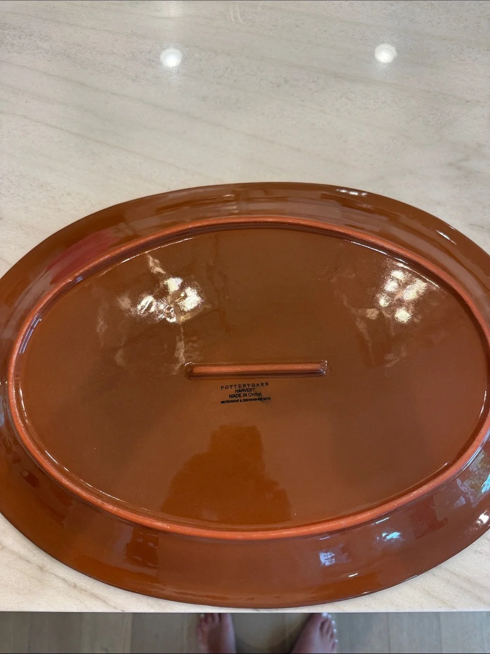 1990s vintage arts and crafts pottery barn, harvest platter